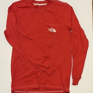 The north face long sleeve tee shirt men’s small